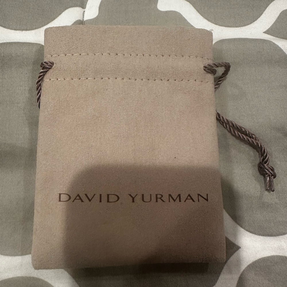 David Yurman Beige Jewelry Pouch
